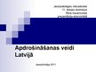 Presentations 'Apdrošināšanas veidi Latvijā', 1.