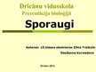 Presentations 'Sporaugi', 1.