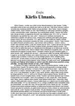 Essays 'Kārlis Ulmanis', 1.