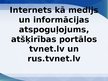 Presentations 'Informācijas atšķirība latviešu un krievu mediju telpā', 1.