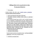 Summaries, Notes 'Bibliogrāfiskā darba organizācija Latvijas Nacionālajā bibliotēkā', 1.