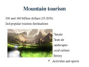 Research Papers 'The Possibility of Sustainable Tourism Development in Mountain Tourism', 9.
