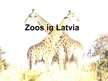 Presentations 'Zoos in Latvia', 1.