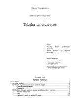 Research Papers 'Tabaka un cigaretes', 1.