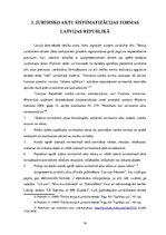 Research Papers 'Juridisko aktu sistematizācijas pamatformu raksturojums', 14.