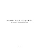 Research Papers 'Vārda brīvības aizsardzība un regulējums Latvijas nacionālajos likumdošanas akto', 1.
