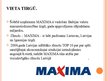 Presentations 'Uzņēmuma "Maxima" organizācijas struktūra', 12.