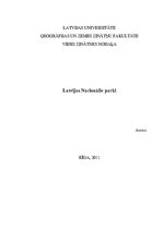 Research Papers 'Latvijas Nacionālie parki', 1.