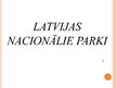 Research Papers 'Latvijas Nacionālie parki', 23.