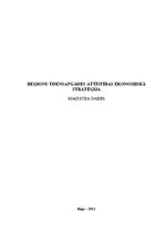 Term Papers 'Reģionu ūdensapgādes attīstības ekonomiskā stratēģija', 1.