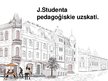 Presentations 'Jūlija Aleksandra Studenta pedagoģiskie uzskati', 1.