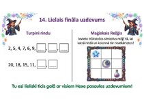 Presentations 'Matemātika ar varoņiem HEXED', 14.