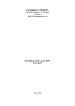 Summaries, Notes 'Matemātikas mācību jomas darbu apkopojums', 1.