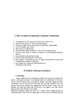 Research Papers 'Ergonomic Guidelines for Arranging a Computer Workstation', 4.