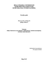 Essays 'Itālijas renesanse un tās ietekme uz Rietumeiropu', 1.