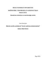 Research Papers 'Roku protēzes', 1.