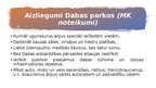 Presentations 'Dabas parki un Dabas rezervāti', 3.