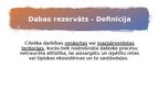 Presentations 'Dabas parki un Dabas rezervāti', 4.