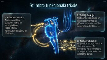 Presentations 'Nervu sistēmas arhitektūra un smadzeņu stumbrs', 5.
