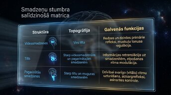 Presentations 'Nervu sistēmas arhitektūra un smadzeņu stumbrs', 6.