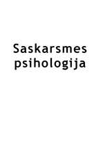 Research Papers 'Saskarsmes psiholoģija', 1.