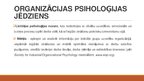Presentations 'Organizācijas psiholoģijas attīstība un vēsture', 3.
