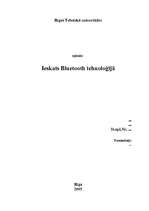 Research Papers 'Bluetooth tehnoloģija', 14.