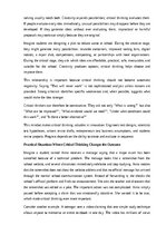 Essays 'The importance of critical thinking', 8.