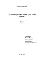 Research Papers 'Alkoholisma problēma Anšlava Eglīša novelē "Ģīmetne"', 1.