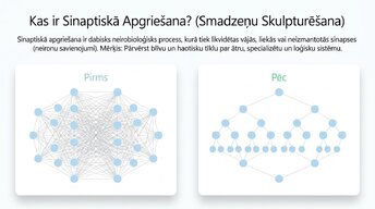 Presentations 'Sinaptiskā apgriešana: kāpēc smadzenes likvidē neizmantotos savienojumus', 3.