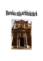 Research Papers 'Baroka stils arhitektūrā', 1.