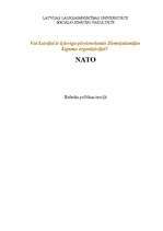 Research Papers 'Vai Latvijai ir izdevīga pievienošanās Ziemeļatlantijas Līguma organizācijai?', 1.