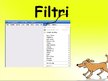 Presentations 'Filtri programmā GIMP', 1.