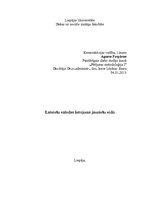 Research Papers 'Latviešu valodas lietojums jauniešu vidū', 1.