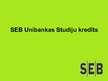 Presentations 'Studiju kredīts "Hansabankā", "SEB bankā", "Parex bankā"', 19.