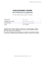 Samples 'Pakalpojuma līgums privātpersonām un uzņēmumiem', 10.