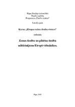 Research Papers 'Zemes tiesību un pilsētas tiesību salīdzinājums Eiropā viduslaikos', 1.