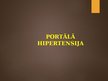 Presentations 'Portālā hipertensija', 1.