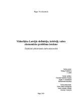Research Papers 'Vidusšķira Latvijā: definīcija, kritēriji un valsts ekonomisko problēmu ietekme', 1.