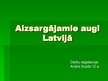 Presentations 'Aizsargājamie augi Latvijā', 1.