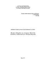Research Papers 'E.Repšes un A.Kalvīša valdības deklarāciju salīdzinājums', 1.
