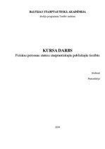 Research Papers 'Fiziskas personas statuss starptautiskajās publiskajās tiesībās', 1.