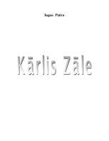 Essays 'Kārlis Zāle', 1.