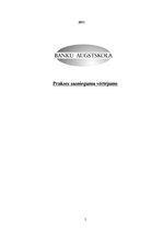 Practice Reports 'AS "Latvijas Krājbanka" Cēsu klientu apkalpošanas centrs', 2.