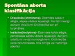 Presentations 'Spontāna aborta iemesli', 2.
