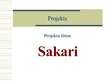 Presentations 'Sakari', 1.