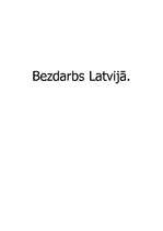 Research Papers 'Bezdarbs Latvijā', 1.