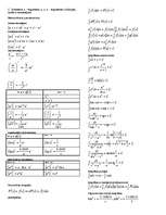 Summaries, Notes 'Integrēšanas un diferencēšanas formulas', 1.