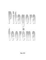 Research Papers 'Pitagors un Pitagora teorēma', 1.