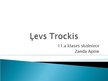 Presentations 'Ļevs Trockis', 1.